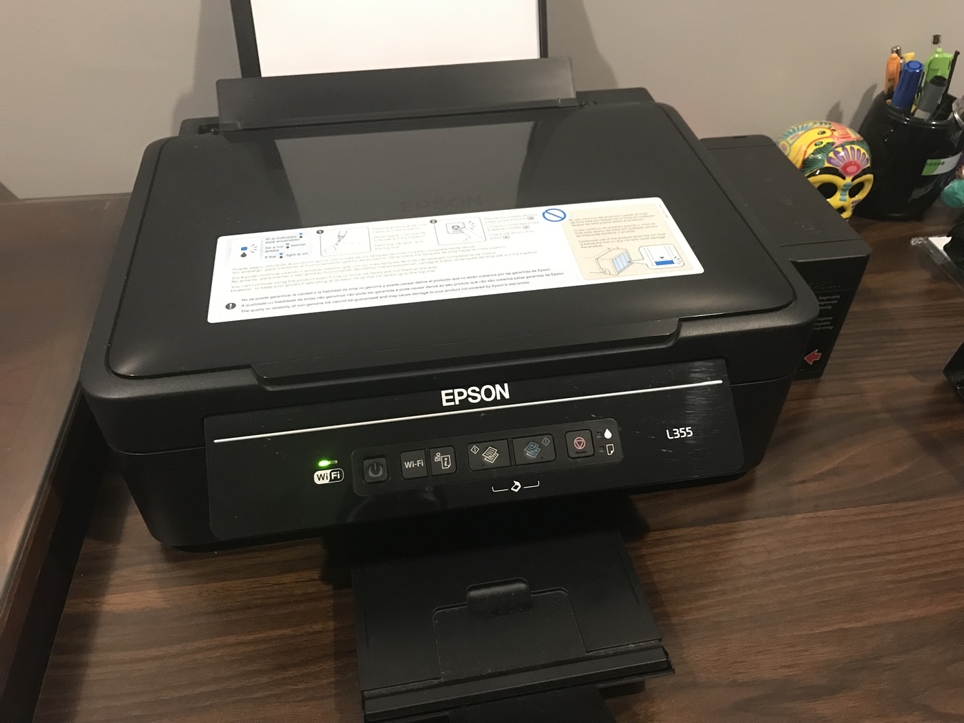 Como imprimir usando la conexión WIFI en la impresora Epson L355